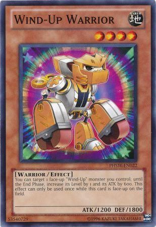 Wind-Up Warrior - PHSW-EN022 - Common Unlimited Photon Shockwave Unlimited Singles