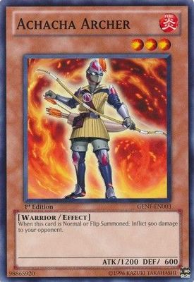 Achacha Archer - GENF-EN003 - Common 1st Edition Generation Force 1st Edition Singles (espanol)