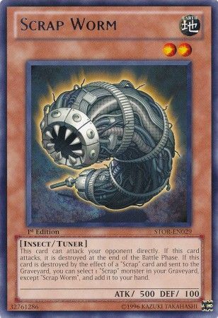 Scrap Worm - STOR-EN029 - Rare 1st Edition Storm of Ragnarok 1st Edition Singles (espanol)