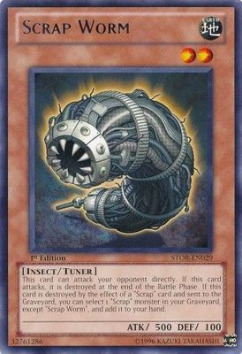 Scrap Worm - STOR-EN029 - Rare 1st Edition Storm of Ragnarok 1st Edition Singles (espanol)