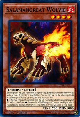 Salamangreat Wolvie - SDSB-EN011 - Common 1st Edition Structure Deck: Soulburner Singles