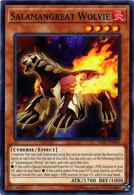 Salamangreat Wolvie - SAST-EN003 - Common Unlimited Savage Strike Unlimited Singles (espanol)