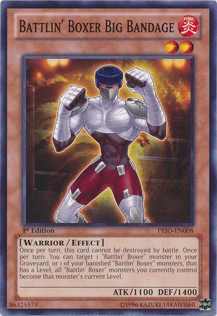 Battlin&#39; Boxer Big Bandage - PRIO-EN008 - Common 1st Edition Primal Origin 1st Edition Singles (espanol)