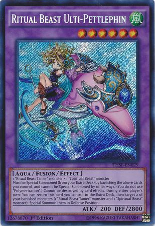 Ritual Beast Ulti-Pettlephin - THSF-EN029 - Secret Rare 1st Edition The Secret Forces (THSF) 1st Edition Singles