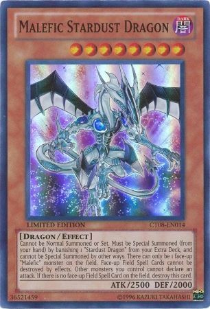 Malefic Stardust Dragon - CT08-EN014 - Super Rare Yu-Gi-Oh! Promo Cards