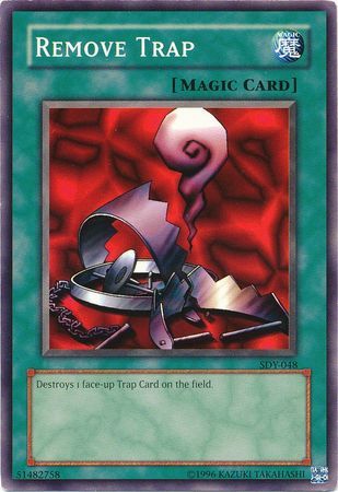 Remove Trap - SDY-048 - Common Unlimited Starter Deck: Yugi [SDY] Unlimited Singles
