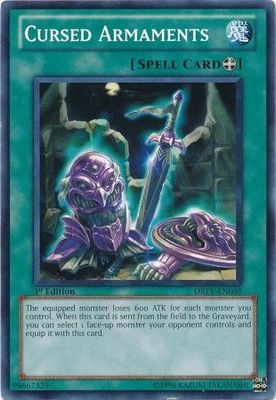 Cursed Armaments - DREV-EN059 - Common Unlimited Duelist Revolution Unlimited Singles