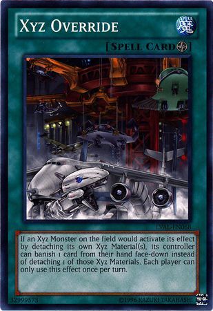 Xyz Override - LVAL-EN068 - Common Unlimited Legacy of the Valiant Unlimited Singles