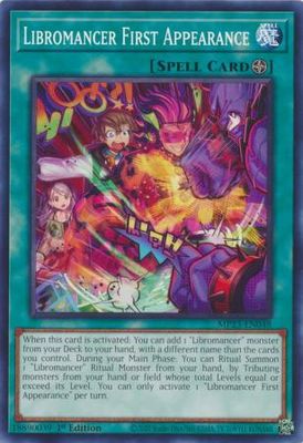 Libromancer First Appearance - MP23-EN048 - Common 1st Edition Mega Tin 2023 Dueling Heroes Singles