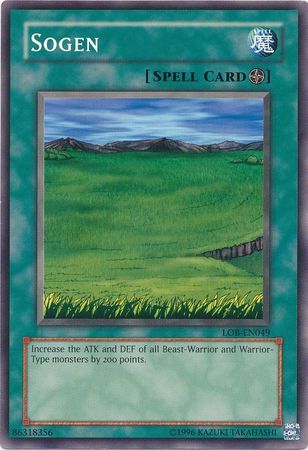 Sogen (Spell) - LOB-049 - Common Unlimited Legend Of Blue Eyes White Dragon [LOB] Unlimited Singles