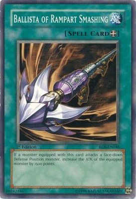 Ballista of Rampart Smashing - RDS-EN046 - Common 1st Edition Rise of Destiny [RDS] 1st Edition Singles
