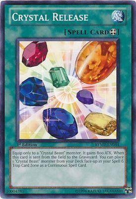 Crystal Release - RYMP-EN054 - Common 1st Edition Ra Yellow Mega Pack 1st Edition Singles