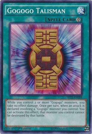 Gogogo Talisman - SECE-EN098 - Common 1st Edition Secrets of Eternity (SECE) 1st Edition Singles (espanol)