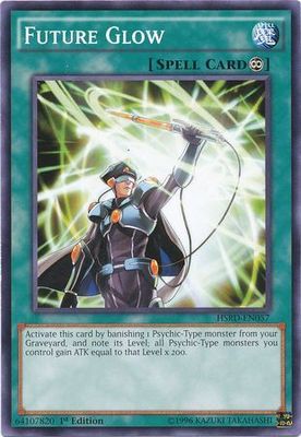 Future Glow - HSRD-EN057 - Common 1st Edition High-Speed Riders 1st Edition Singles