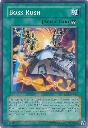 Boss Rush - EEN-EN047 - Common Unlimited Elemental Energy [EEN] Unlimited Singles