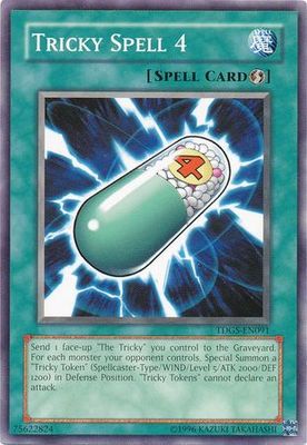 Tricky Spell 4 - TDGS-EN091 - Common Unlimited The Duelist Genesis [TDGS] Unlimited Singles