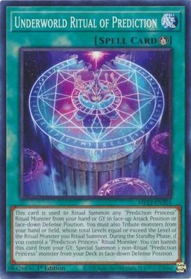 Underworld Ritual of Prediction - MP23-EN203 - Common 1st Edition Mega Tin 2023 Dueling Heroes Singles