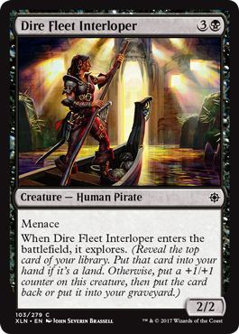 Dire Fleet Interloper 103/279 Ixalan Singles