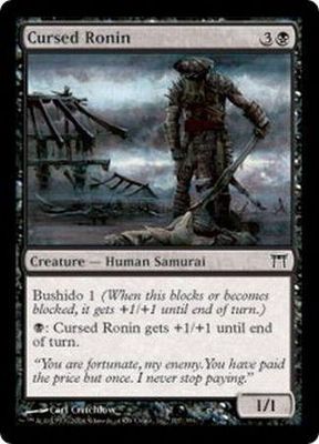 Cursed Ronin 107/306 - Champions of Kamigawa Singles