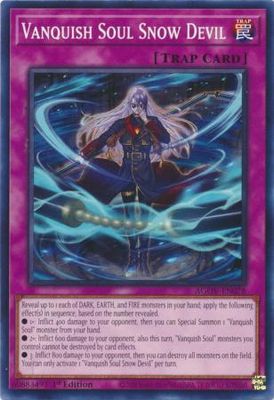 Vanquish Soul Snow Devil - AGOV-EN078 - Common 1st Edition Age of Overlord 1st Edition Singles