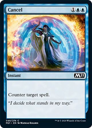 Cancel 046/274 - Magic 2021 (M21) Singles (Español)