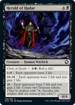 Herald of Hadar 108/281 - Adventures in the Forgotten Realms Singles