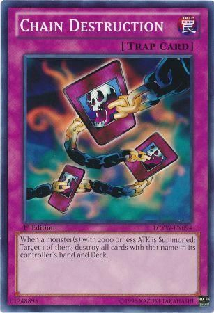 Chain Destruction - LCYW-EN094 - Common 1st Edition Legendary Collection 3: Yugi&#39;s World 1st Edition Singles