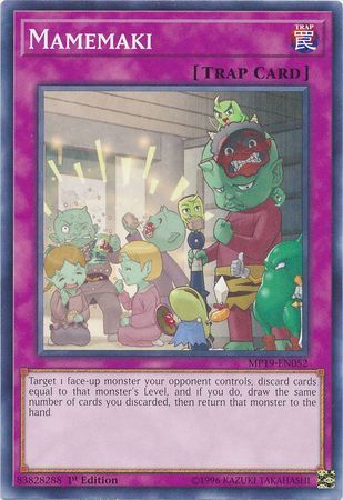 Mamemaki - MP19-EN052 - Common 1st Edition Yu-Gi-Oh! 2019 Mega-Tins: Gold Sarcophagus Tin Mega Pack Singles (espanol)
