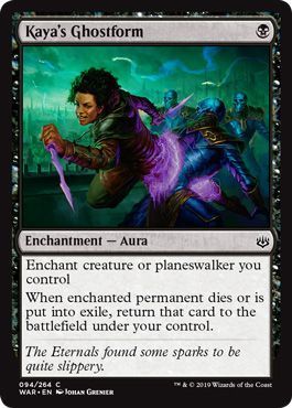 Kaya&#39;s Ghostform 094/264 -  War of the Spark Singles (Español)