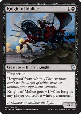 Knight of Malice 097/269 - Dominaria Singles