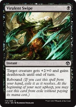 Virulent Swipe 113/249 Iconic Masters Singles