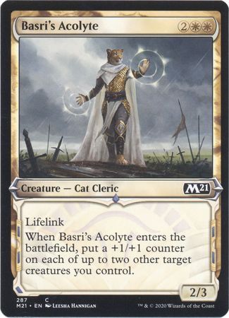 Basri&#39;s Acolyte 287 - Showcase Magic 2021 (M21) Collector Booster Singles (Español)