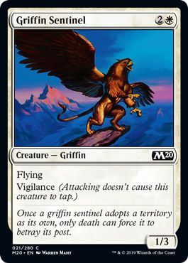 Griffin Sentinel 021/280 Magic 2020 (M20) Singles (Español)