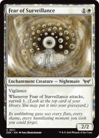 Fear of Surveillance 011 Duskmourn: House of Horror Singles (Español)