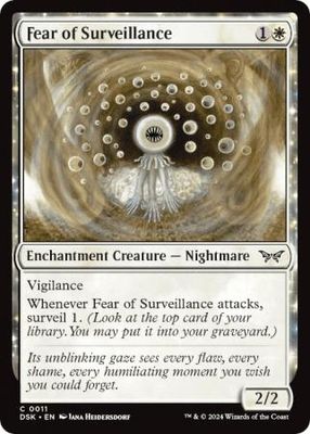 Fear of Surveillance 011 Duskmourn: House of Horror Singles (Español)