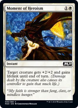 Moment of Heroism 030/280 - Magic 2020 (M20) Singles