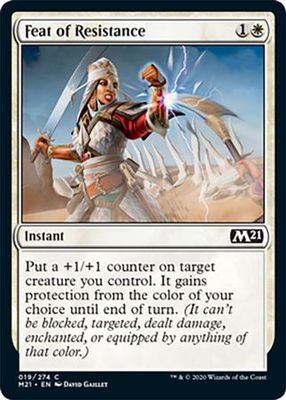Feat of Resistance 019/274 Magic 2021 (M21) Singles (Español)