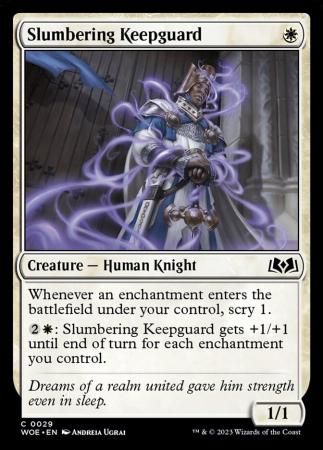 Slumbering Keepguard 0029 - Wilds of Eldraine Singles (Español)
