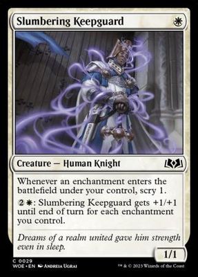 Slumbering Keepguard 0029 - Wilds of Eldraine Singles (Español)