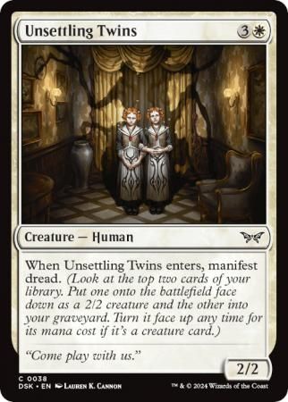 Unsettling Twins 038 Duskmourn: House of Horror Singles (Español)