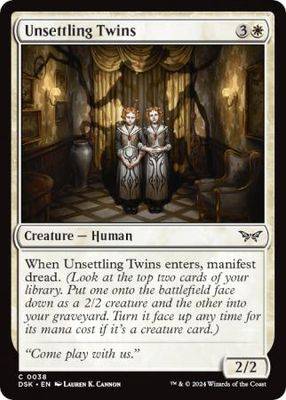 Unsettling Twins 038 Duskmourn: House of Horror Singles (Español)