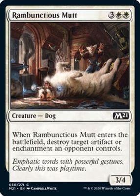 Rambunctious Mutt 030/274 - Magic 2021 (M21) Singles (Español)