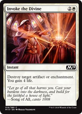 Invoke the Divine 016/280 Magic 2019 (M19) Singles (Español)