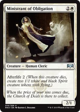 Ministrant of Obligation 016/259 Ravnica Allegiance Singles (Español)