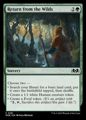 Return from the Wilds 0181 Wilds of Eldraine Singles (Español)
