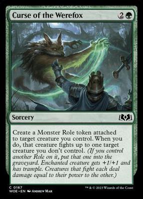 Curse of the Werefox 0167 Wilds of Eldraine Singles (Español)