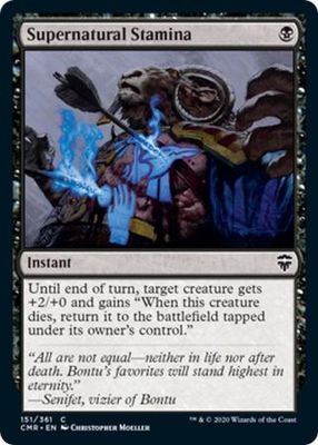 Supernatural Stamina 151/361 - Commander Legends Singles