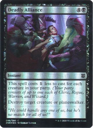 Deadly Alliance 096/280 - Foil Zendikar Rising Foil Singles