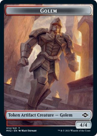 Golem Token 012/021 - Modern Horizons 2 Modern Horizons 2 Singles