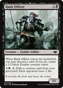Rank Officer 102/254 - Modern Horizons Singles